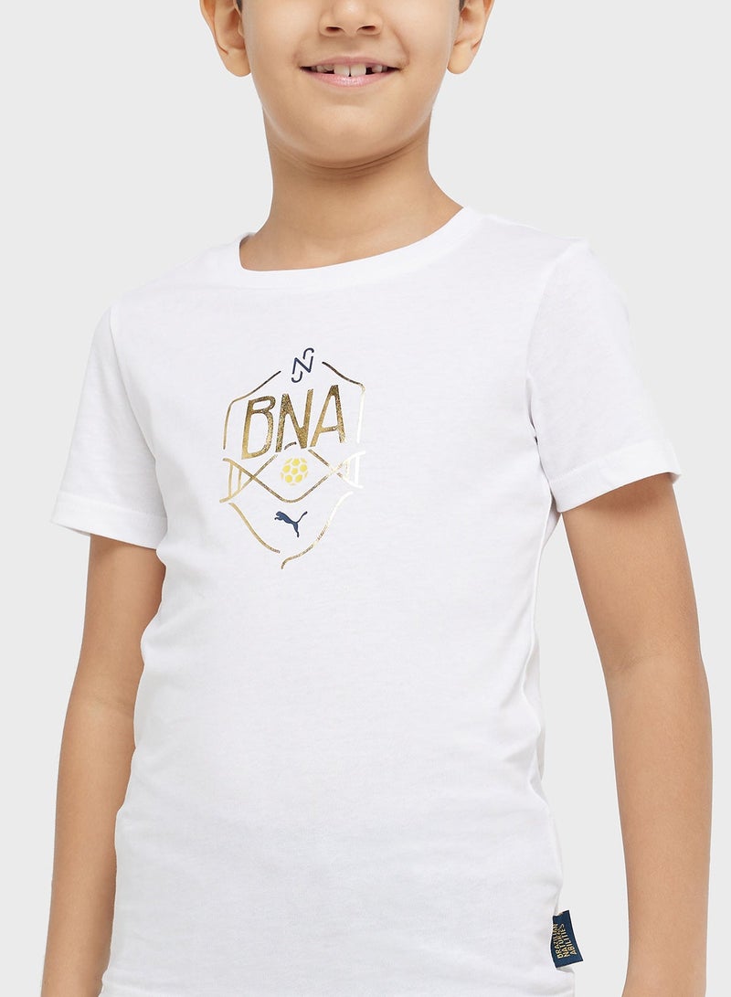 بوما تيشيرت بشعار نيمار للشباب - Image 3